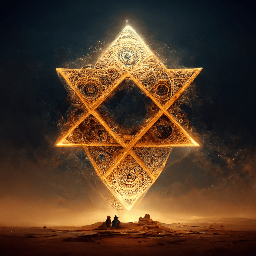 egyptian lovers haidit and nuit unicursal hexagram
