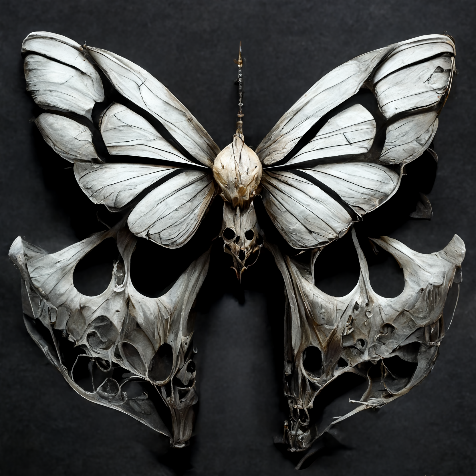 butterfly skeleton