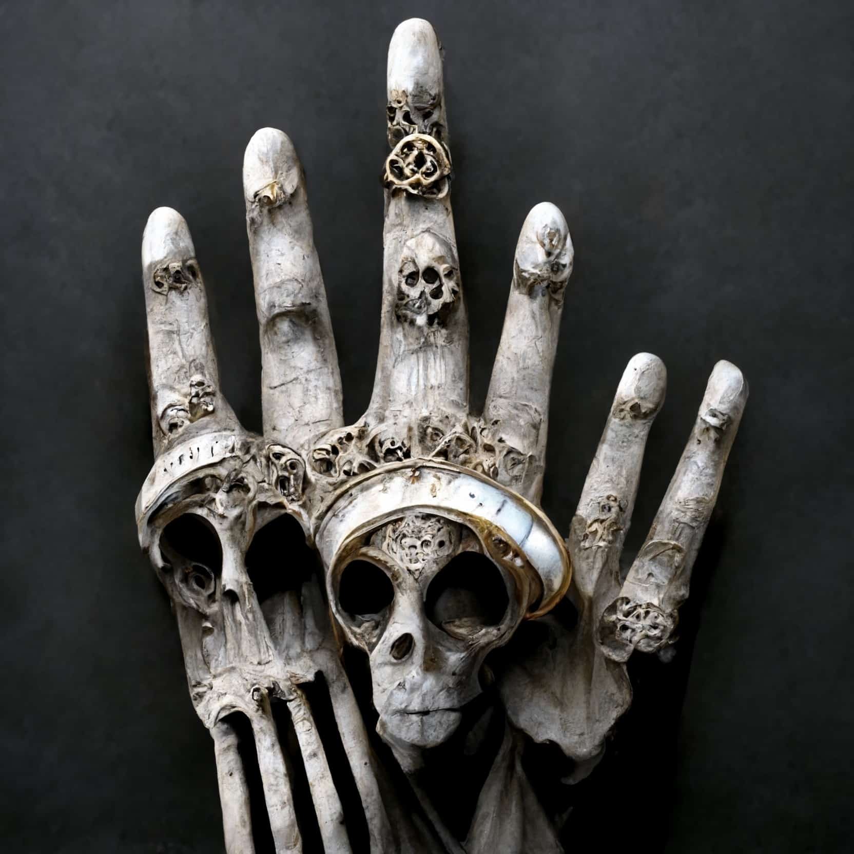 bone and ring fingers