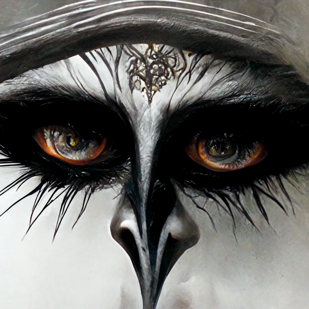 black swan eyes