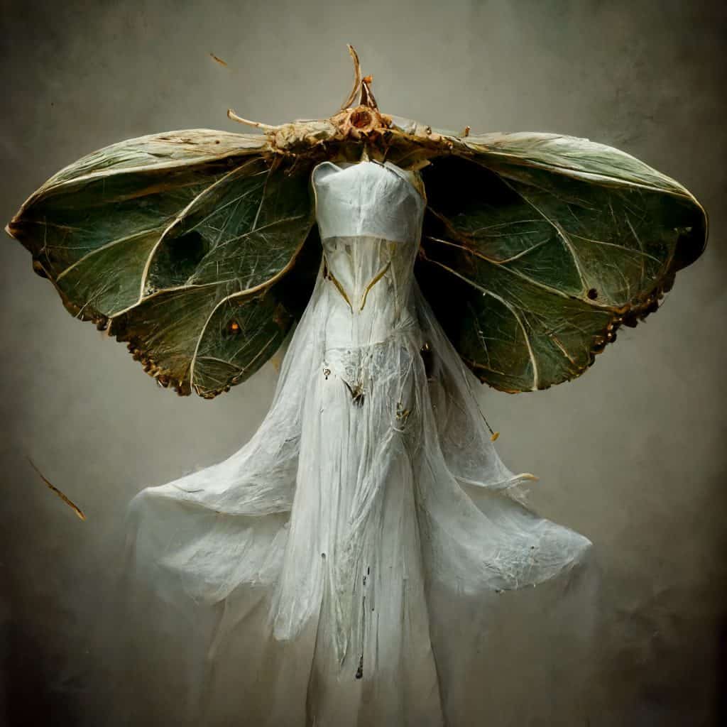 luna moth bone bride