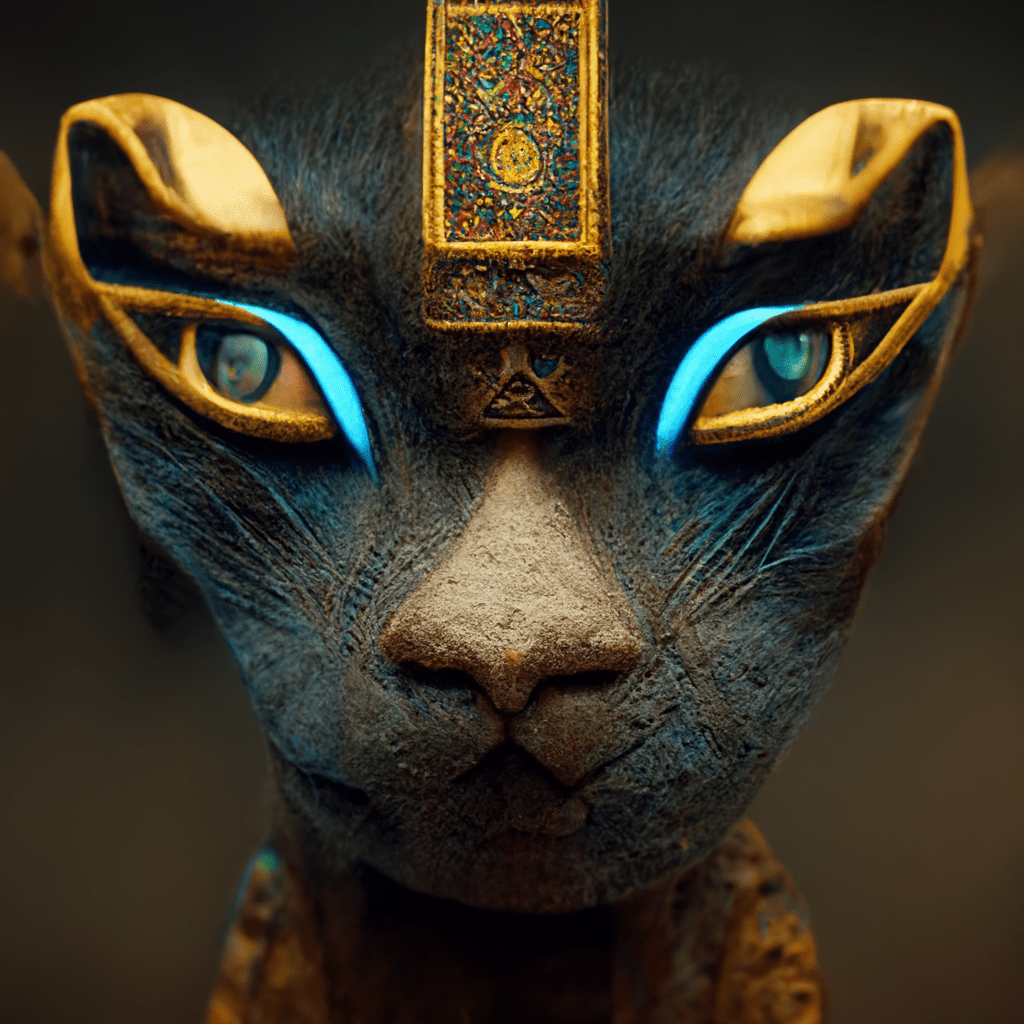 egyptian god bastet black