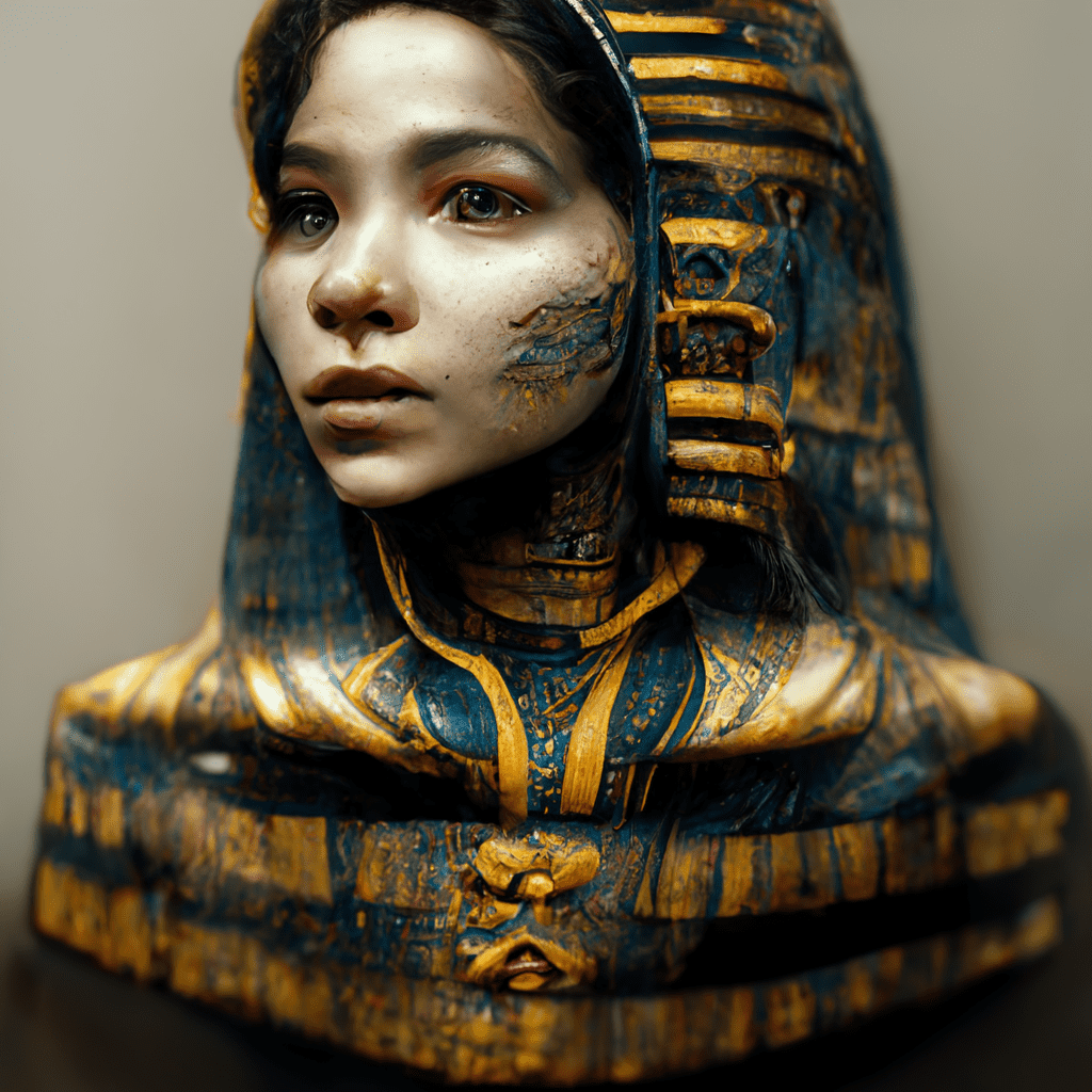 egyptian mummy face