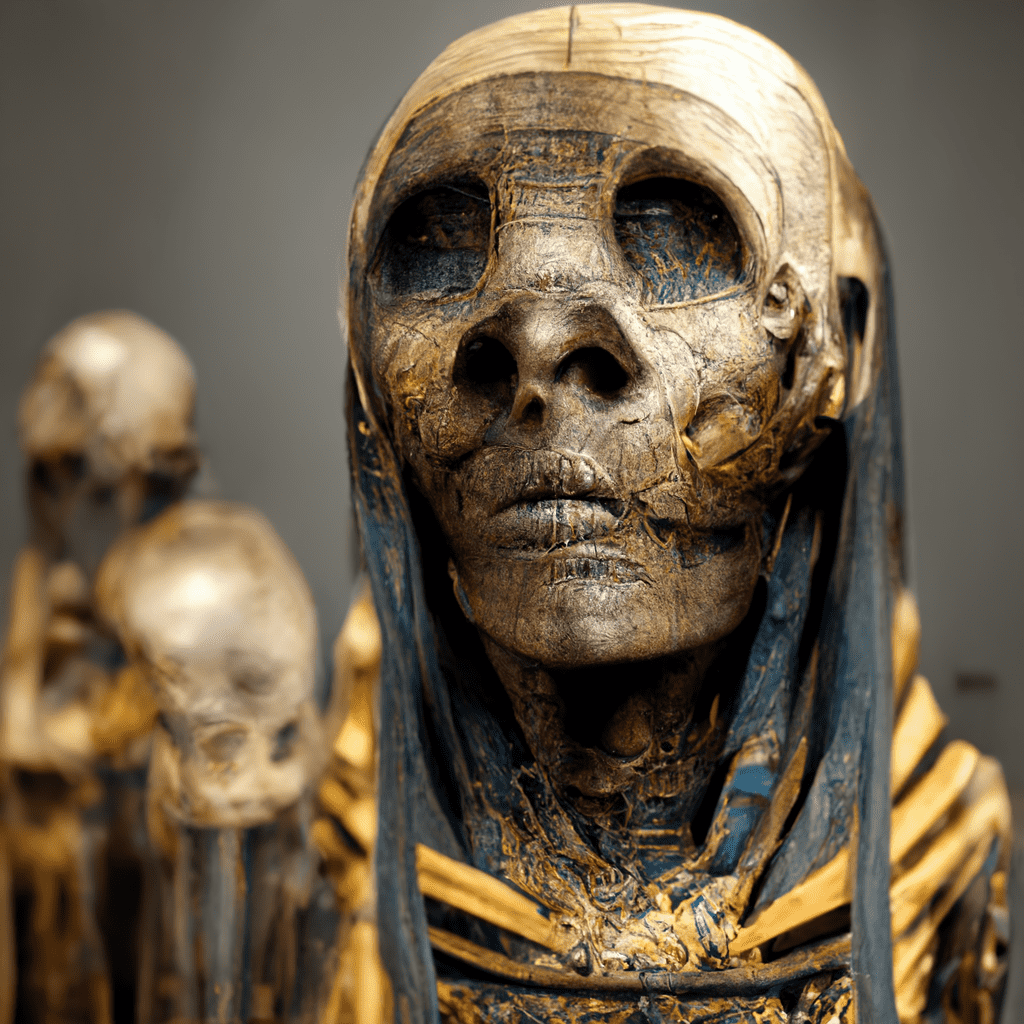 egyptian mummy face
