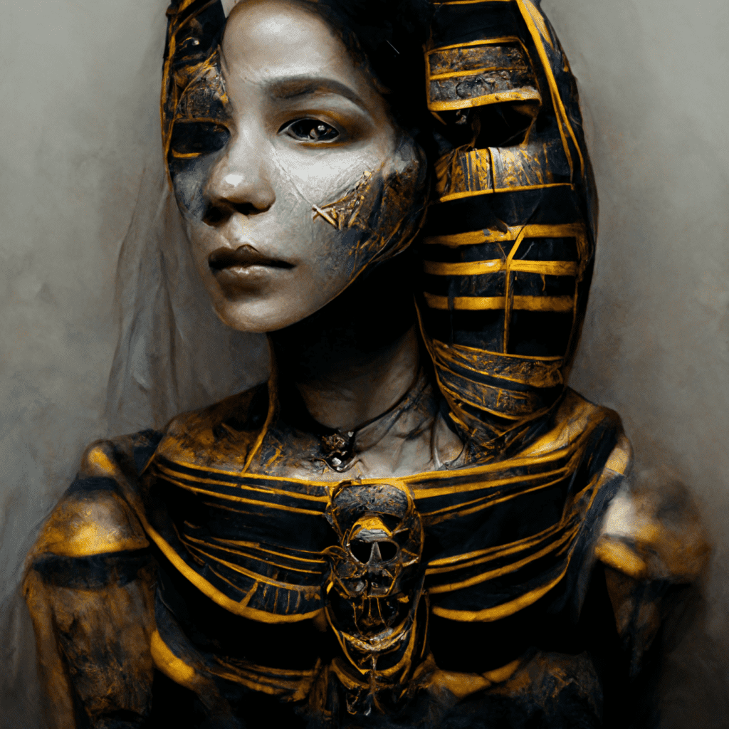 egyptian mummy face