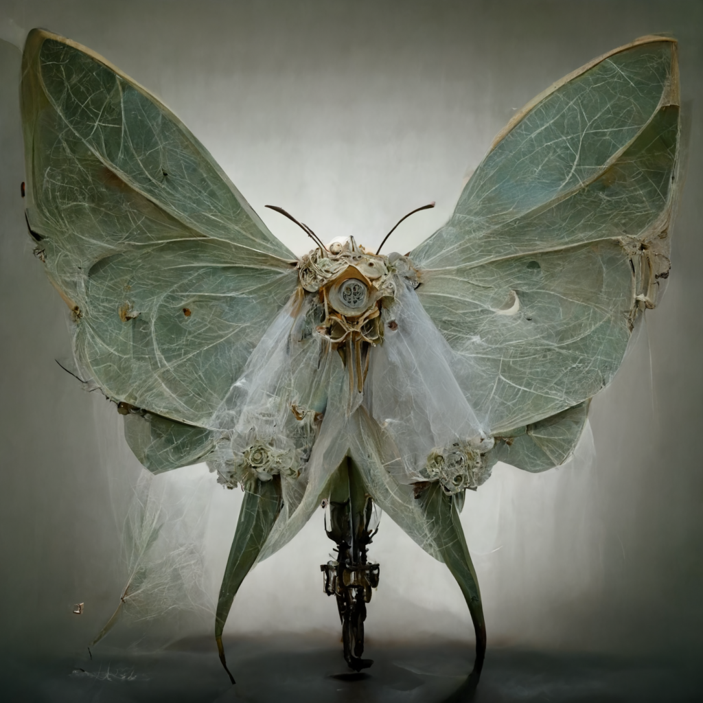 luna moth bone bride