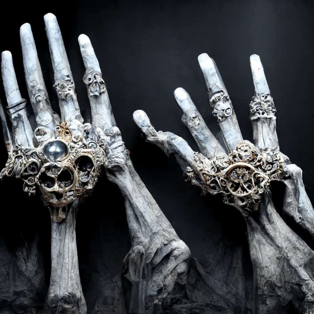 bone and ring fingers