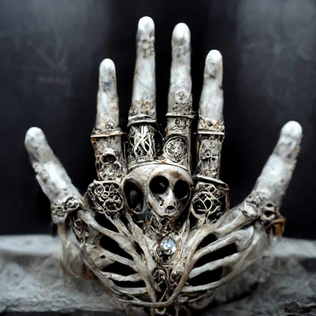 bone and ring fingers