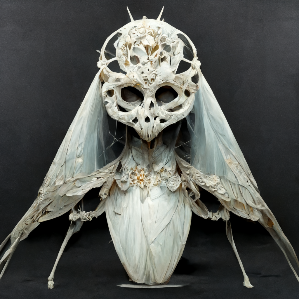 luna moth bone bride