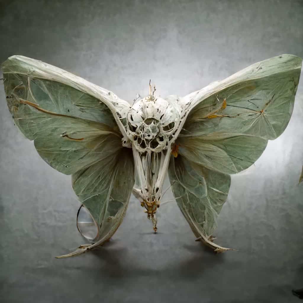 luna moth bone bride