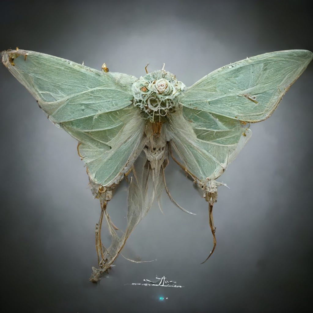 luna moth bone bride