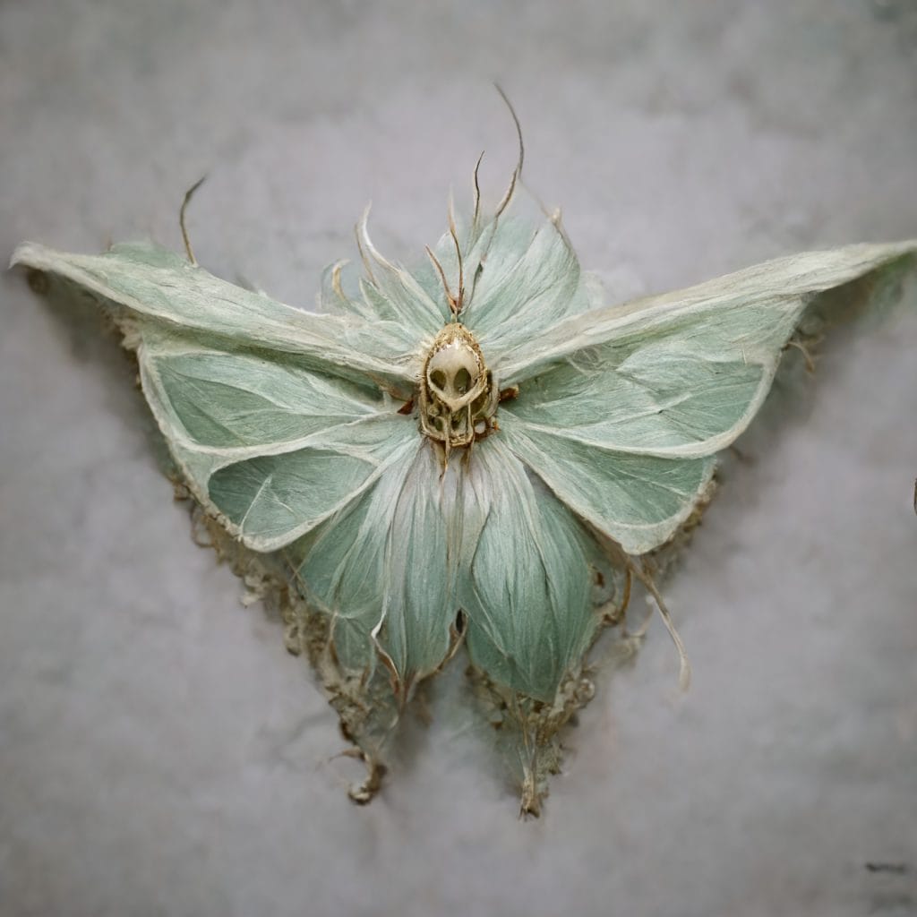 luna moth bone bride