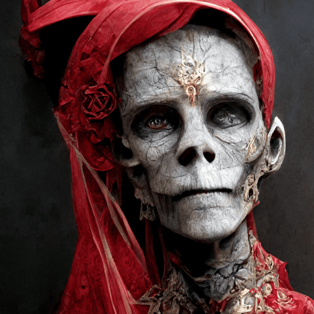 skeleton bride