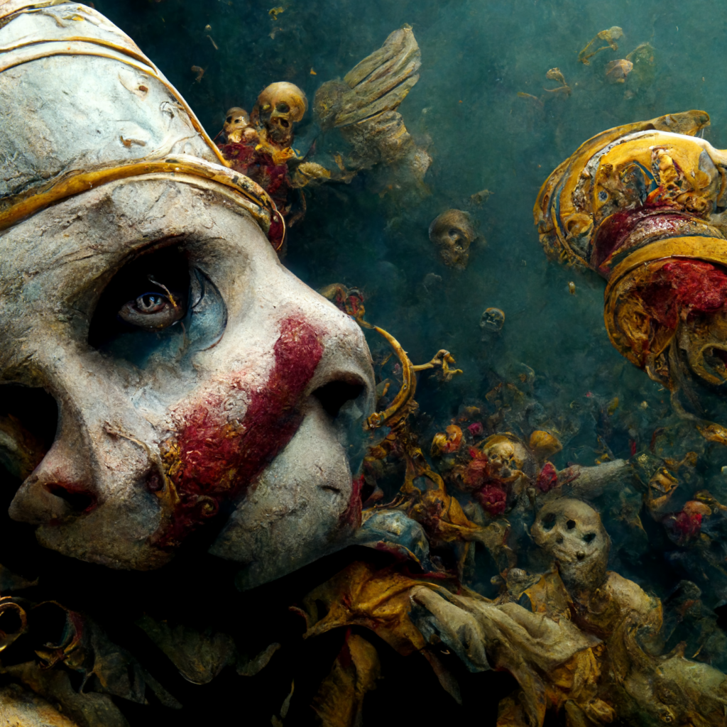 underwater clowns angels war