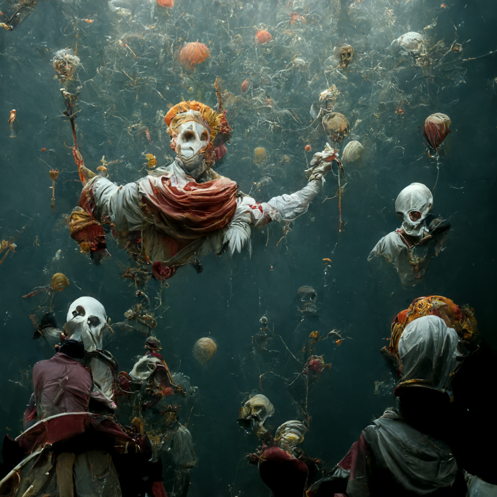 underwater clowns angels war